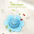 thumbnail image 2 of Grandest Birch Drain Hair Catcher Foldable Punch-free Flexible Bathroom Bathtub Kitchen Hair Stopper for Home Flexible Punch-free, 2 of 8