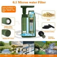 Outdoor Water Filter Hand Pump Water Filter Survival Filtration Water
