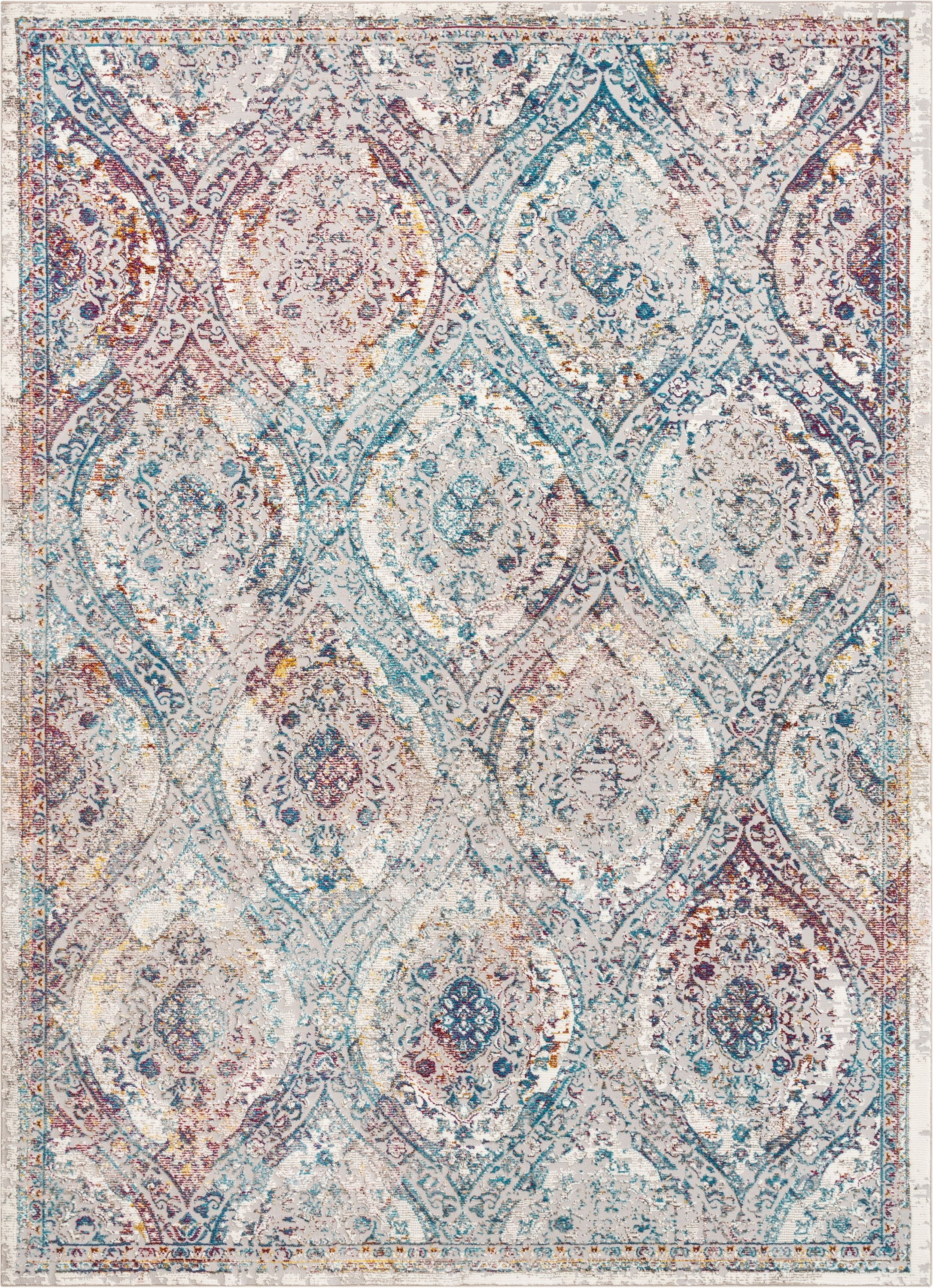 Well Woven Alla Ivory Vintage Panel Design Area Rug - Walmart.com