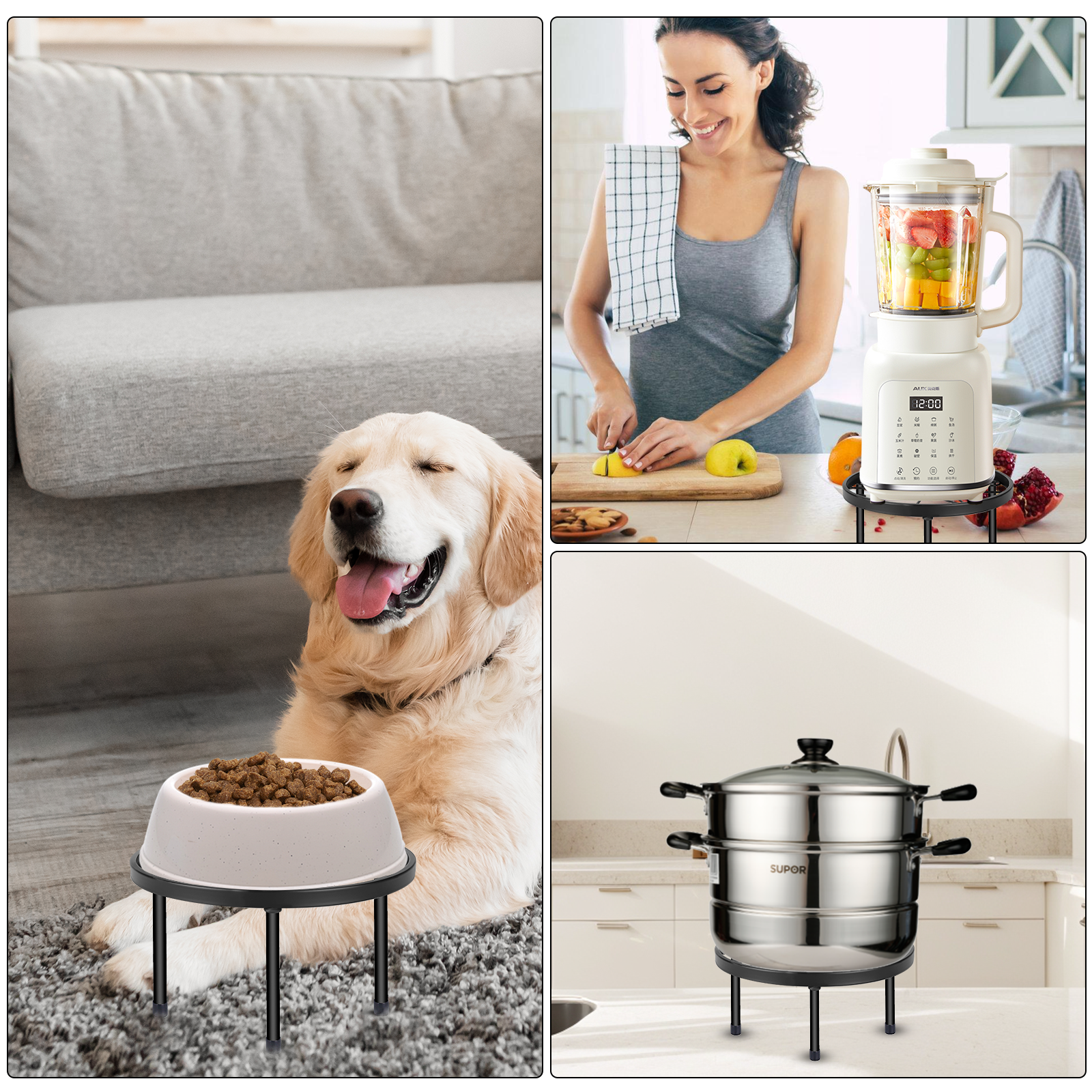 Foukus 5-Pack Metal Plant Stand Set Rustproof Iron photo 5