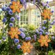 thumbnail image 4 of Outdoor Garden Courtyard Iron Wall Hanging Decoration Creatives Horticultural Wall Hanging Decoration, 4 of 6