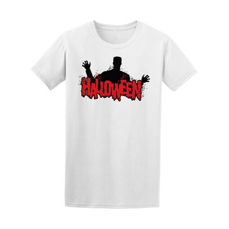 Halloween Scary Zombie Graphic Tee Men's -Image by Shutterstock