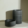 thumbnail image 3 of Stone Lain Bao 4-Piece Bowl Set Stoneware, Charcoal, 3 of 6