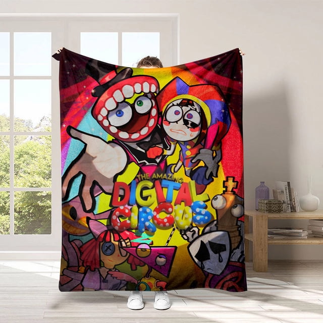 New Game The Amazing Digital Circus Blanket Digital Circus Print Blanket