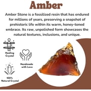 Amber Crystal Raw Stones (2 Pieces)
