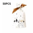 thumbnail image 1 of Envoltura con cordón de Navidad Bolsas de plástico para golosinas Bolsa de galletas Bolsa de regalo de comida para fiesta de Navidad Pequeño animal sidaley HA000377-04, 1 of 4