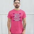 thumbnail image 3 of Tee Hunt We Don't Know How Strong We Are T-shirt Breast Cancer Awareness Men's Tee, Hot Pink, Medium, 3 of 5