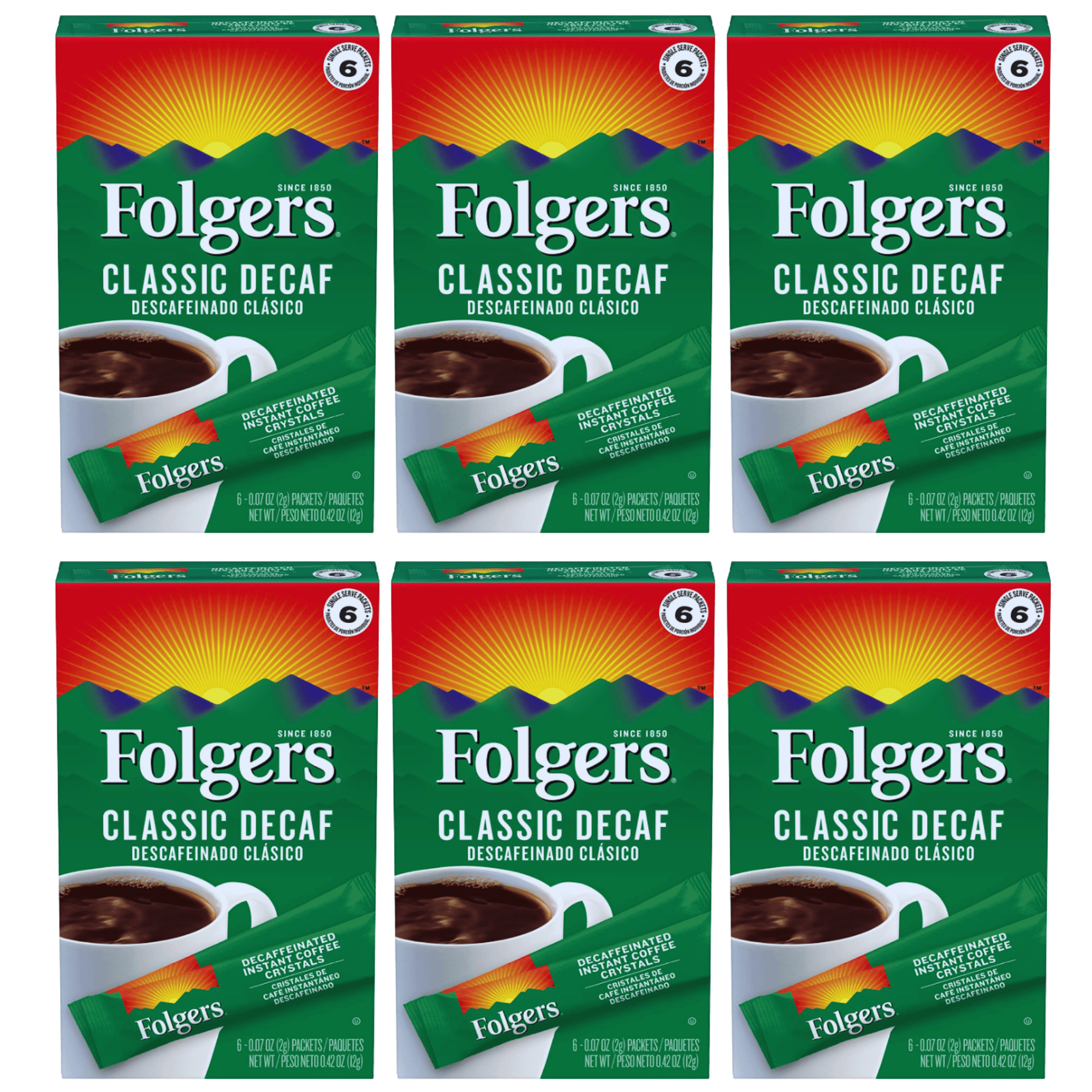 FSSTAM Classic Decaf Decaffeinated Instant Coffee Crystals Ground