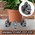 thumbnail image 4 of Statue d'Animal Pot de Fleurs Pieds Décoratifs Robuste Rehausseur de Pot de Plante en Résine, Garde Cour Patio Décorations, Résistant aux UV, Antigel Rehausseur de Pot de Fleurs Plante, pour Jardin Intérieur Extérieur, 4 of 7