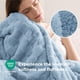 thumbnail image 4 of Manta de cama, azul marino, supersuave, 130 x 180 cm, 4 of 7