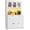 White, variant on Farmhouse Kitchen Pantry Hutch with Charging Station, Large Storage Cabinet with Drawers, Adjustable Shelves & Water Ripple Design