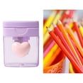 thumbnail image 7 of LLDYYDS Heart Pencil Sharpeners Bulk Colored Pencil Sharpener Handheld Small Cute Pencil Sharpener Manual Green Purple Pink Pencil Sharpeners, 7 of 7