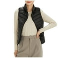 thumbnail image 2 of DPTALR Women Autumn Winter Warm Wadded Jacket Style Lightweight Down Coat Vest Jacket, 2 of 5