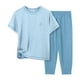 thumbnail image 2 of Odeerbi 2-16 Años Niños Niñas Pijamas de Verano de Algodón de Manga Corta Tops Pantalones Conjunto de Dos Piezas de Pijama Con Estampado Suave, 2 of 5