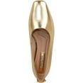 thumbnail image 4 of Franco Sarto Women's Ariel Gold Leather Ballet Flat 6M, 4 of 5