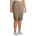 thumbnail image 2 of Just My Size Womens Plus Size 2 Pocket Pull on Capri Pant, 2 of 8