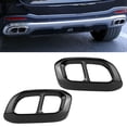 thumbnail image 4 of Embellecedor de 4 salidas de acero inoxidable para Mercedes Benz GLC GLE GLS W167 X253 X167 2020, 2 uds., 4 of 9