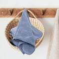 thumbnail image 5 of COMPUKAS 1Set Dark Blue Cotton Bath Sheet Oversized Bath Towel Soft Absorbent for Spa and Home, 5 of 5