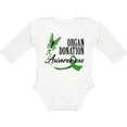 thumbnail image 3 of Inktastic Organ Donation awareness- butterfly green ribbon Boys or Girls Long Sleeve Baby Bodysuit, 3 of 5