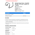 thumbnail image 2 of Upstream Oxygen Sensor - Compatible with 2009 - 2015 Audi TT Quattro 2.0L 4-Cylinder 2010 2011 2012 2013 2014, 2 of 2