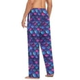 thumbnail image 5 of JSTEL Gradient Mermaid Print Neno Men's Sleepwear Mens Pajama Pants Bottoms with Pockets, M, 5 of 6