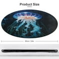 thumbnail image 2 of Jellyfish Ocean Style Round Rugs -Washable Non-Slip Small Round Area Rug Throw Soft Circle Rugs for Bedroom, Modern Print Indoor Carpet for Entryway Sofa Living Room, 2 of 7