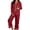 Wine, variant on TGPMGRZ Women's Christmas Pajamas Set Long Sleeve Roomy Matching Set for Winter Morning Coffee