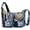 Blue White, variant on Retro Multiple pockets Bohemian Canvas Hobo Bag Hippie Boho Crossbody bags | Multiple pockets