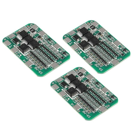 

3 Pcs 6S 15A 24V PCB BMS Battery Protection Board for Li-Ion Lithium