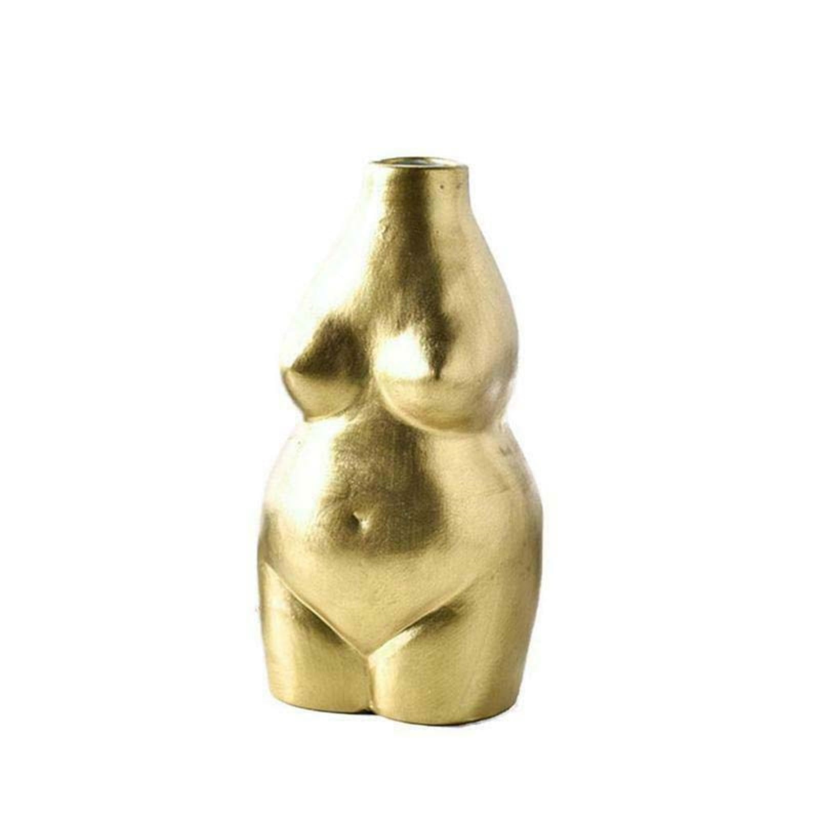 Female Body Vase Nude Ceramic Art Tabletop Flower Pot Nordic Modern Home Decor 
