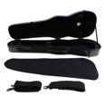 thumbnail image 1 of Violin Carrying Box, Violin Box Carbon Fiber Lightweight Portable Hard Violin Case Replacement With Hygrometer Straps, 1 of 8