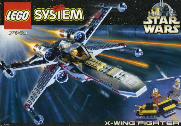 Pre-Owned Star Wars A New Hope X-Wing Fighter Set LEGO 7140 [Damaged Package]