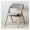 Gray, variant on Folding Wooden Chairs with Padded Seats Foldable Dining Chairs Removable Cover Padded Stackable Wood Single Comfortable Chair for Home Office Wedding