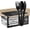 Black, variant on Limited Time 1000 Count Black Disposable Plastic Cutlery Set, 334 Forks 333 Spoons 333 Knives, Medium Weight BPA Free Bulk Flatware for Party Supplies