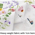 thumbnail image 4 of Oval Spring Floral Tablecloth - Modern Flower Design, Indoor/Outdoor Waterproof Wrinkle Free Durable for Oval Tables 60 X 120 in, 4 of 6