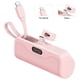 thumbnail image 3 of Power Bank 5000mAh/cargador de teléfono de viaje para iPhone Huawei (rosa para tipo C), 3 of 8