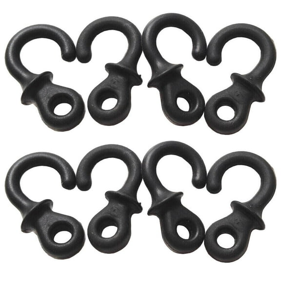 8pcs Archery Compound Bow String Stabilizer Monkey Tail Rubber Silencer Dampener