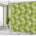 thumbnail image 5 of Ambesonne Leaves Shower Curtain, Abstract Trees Motifs Art, 69"Wx75"L, Olive Green Apple Green, 5 of 5