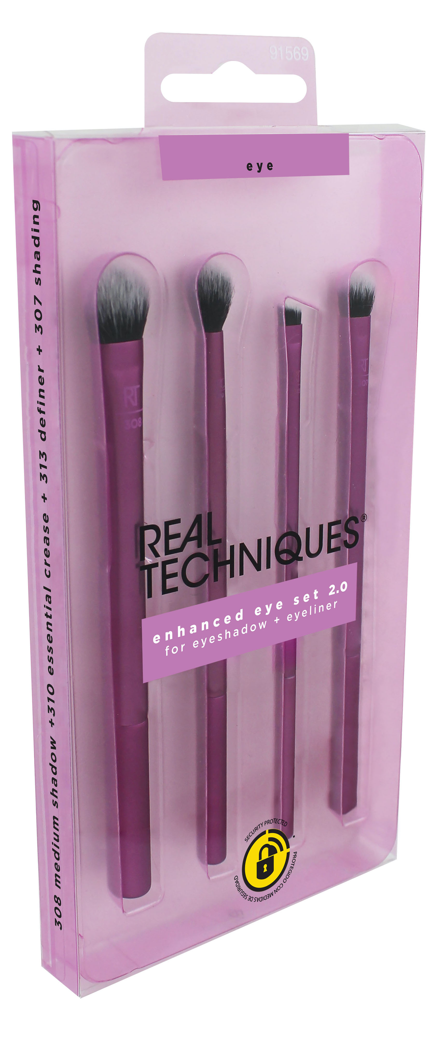 Real Techniques Enhanced Eye Makeup Brush Set, 4 Pieces - image 3 of 6