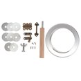 thumbnail image 2 of 1Set Parrot Breeding Box Accessory Anti-bite Ring Hinge Birds Nest Accessory, 2 of 8