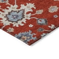 thumbnail image 4 of Addison Rugs Chantille Indoor/Outdoor Traditional Oushak Red Washable Round Rug, 8' x 8', 4 of 6
