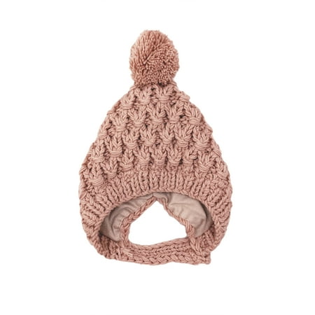 

aturustex Baby Girls Boys Winter Warm Knit Hat Balls Solid Warm Beanie Cap