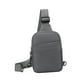 thumbnail image 4 of Bolso de pecho de moda para hombre, bolso de hombro, mochila de viaje, bolso cruzado Gris, 4 of 9