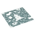 thumbnail image 2 of YFYANG Absorbent Dish Drying Mat for Kitchen, Reusable Christmas Tree Snowflake Texture Microfiber Dish Mat, 16 x 18 inch, 2 of 9