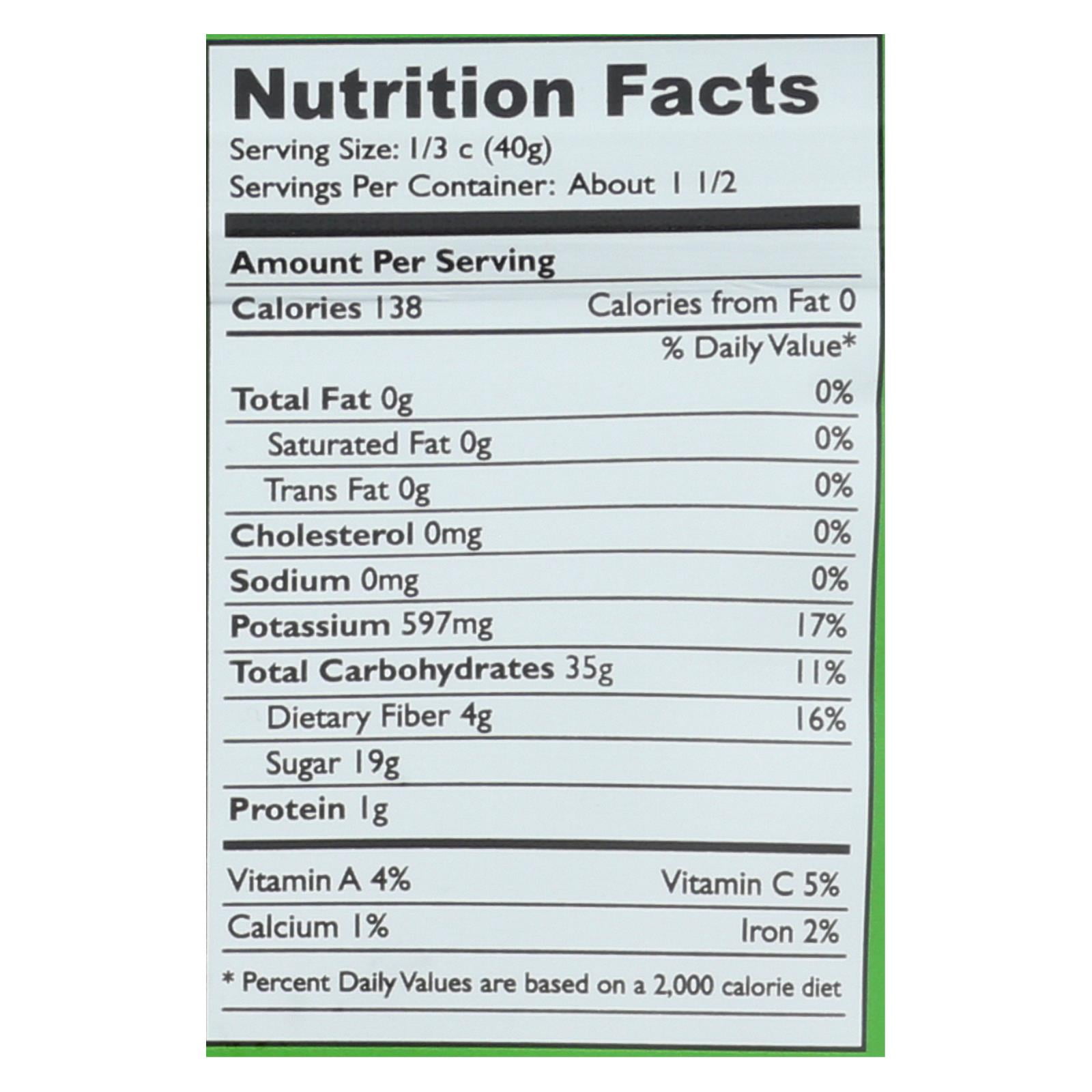 Mavuno Harvest Organic Dried Bananas, 2 pz [Pack of 6]