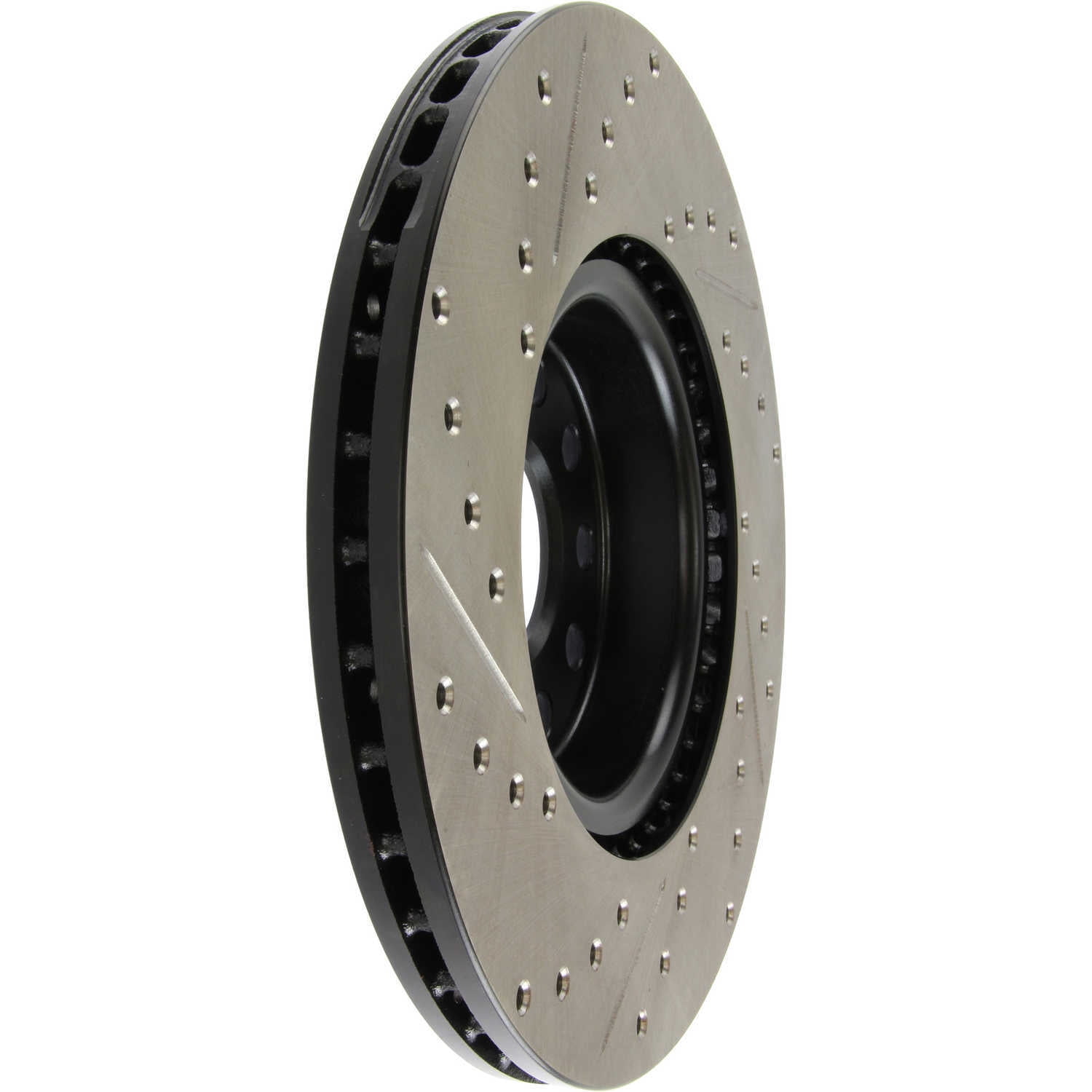 StopTech Slotted & Drilled Sport Brake Rotor Fits select: 2009-2014 VOLKSWAGEN JETTA, 2009-2018 VOLKSWAGEN TIGUAN