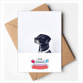 thumbnail image 1 of White Dog Pet Animal Photograph Happy Birthday Greeting Cards Envelopes Blank, 1 of 3