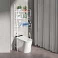 thumbnail image 5 of Toilet Storage Rack, Bathroom Storage Rack with Three-Layer Shelves, Compatible with Small Bathrooms, 165*55*26cm, 5 of 5