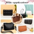 thumbnail image 5 of Purse Organizer Insert for Handbags Felt Tote bag Divider Pocket Inside with Handbag Chain Straps Clutch Crossbody Conversion Kit with Eyelet for Purse Clutch Travel bag 23x18 (Brown), 5 of 6