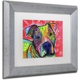 thumbnail image 2 of Trademark Fine Art "Julius" Canvas Art by Dean Russo, White Matte, Silver Frame, 2 of 4